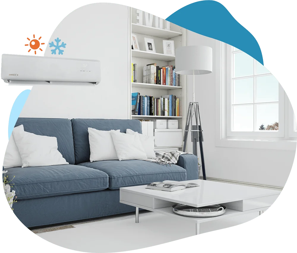 Confort dans la maison thermopompe